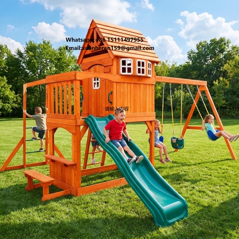 Kids Outdoor Climbing Frame - معدات ترفيهية خارجية كبيرة للأطفال، مجموعة