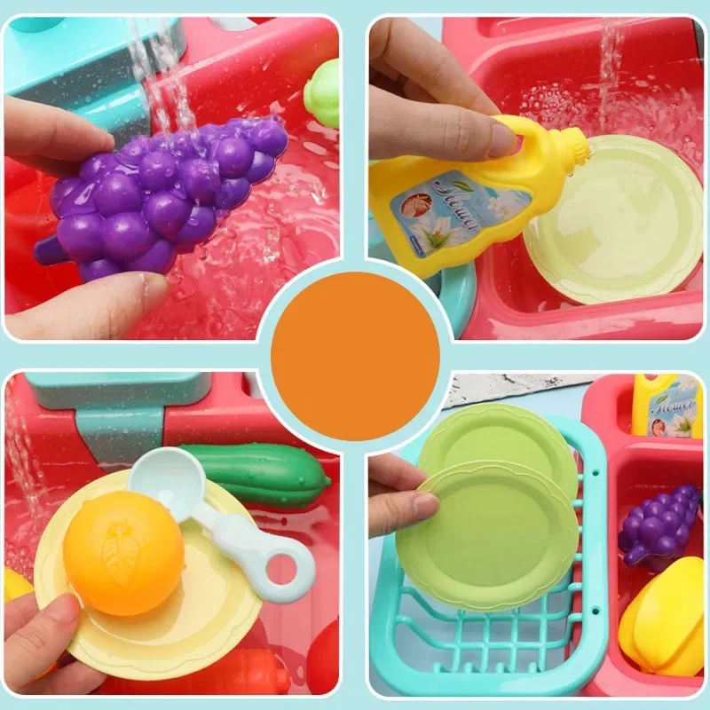 مجموعة حوض غسيل الأطباق البلاس - مراجعة Kids Outdoor Kitchen Accessories وسعره