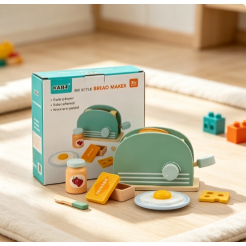 لعبة محمصة خبز خشبية للأطفال،  - مراجعة Kids Outdoor Kitchen Accessories وسعره