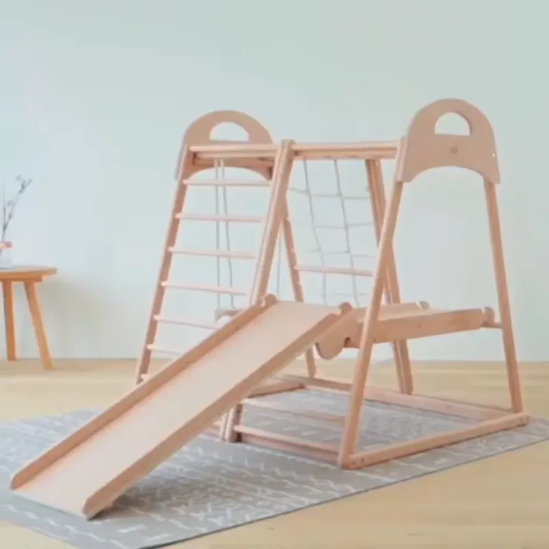 مجموعة تسلق خشبية للأطفال من م - مراجعة Kids Outdoor Climbing Frame وسعره