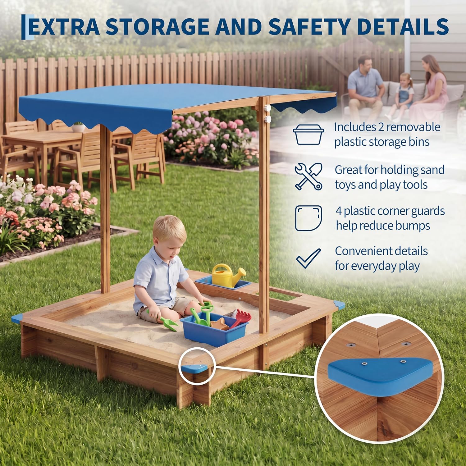 حفرة رمل خارجية للأطفال، ملعب  - مراجعة Kids Outdoor Area وسعره