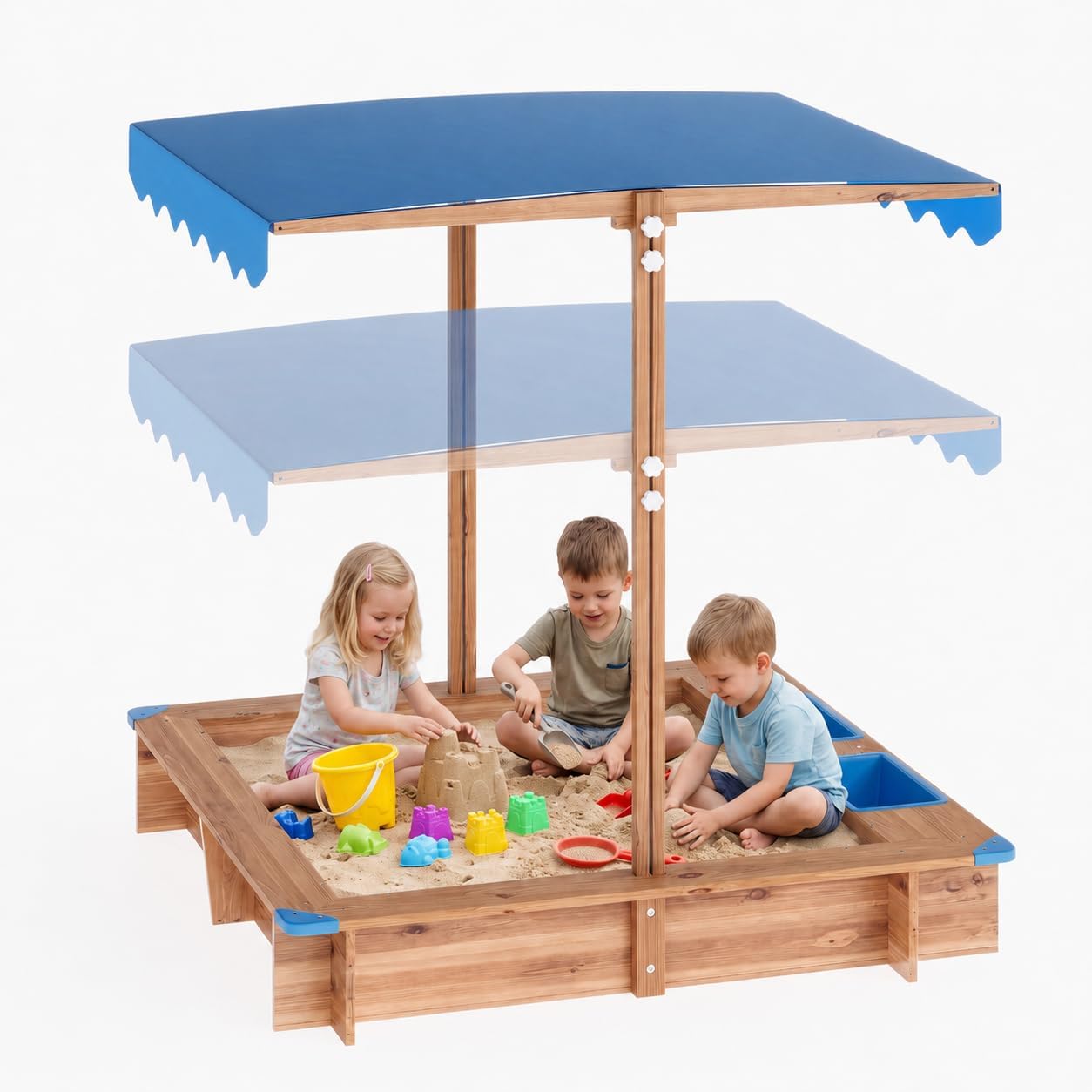 حفرة رمل خارجية للأطفال، ملعب  - مراجعة Kids Outdoor Area وسعره